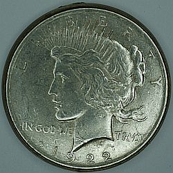 1922 Peace Dollar