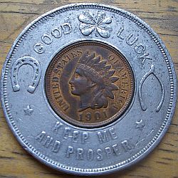 Anderson Carriage MFG Co. 1901 Indian Head Cent obverse