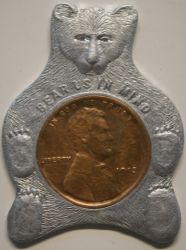 Obverse of 1914 Teddy Bear Farmers and Merchants Bank