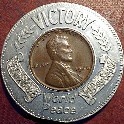 1946 Victory Encased obverse